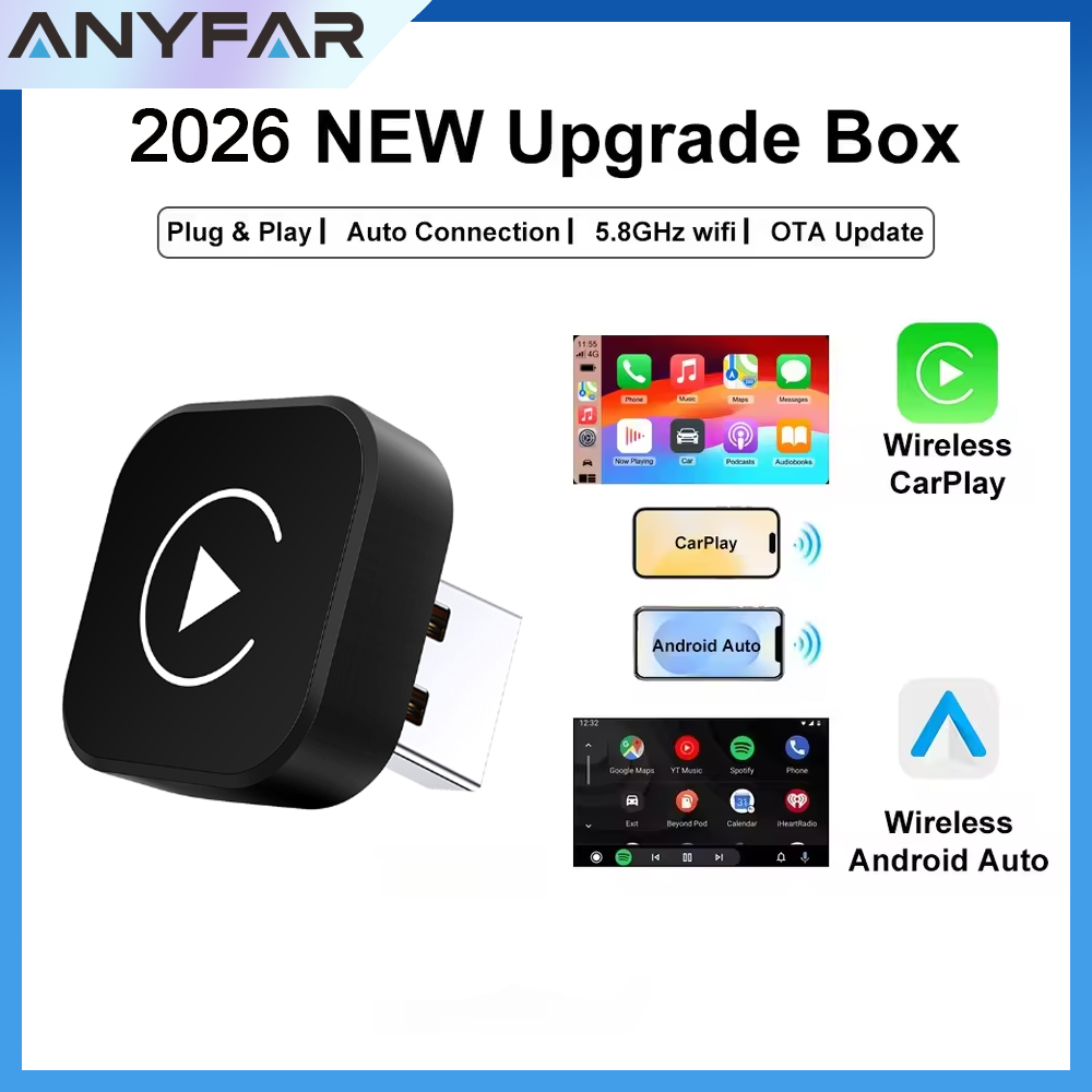 Travel Adapter Universal - Adaptateur CarPlay sans fil 2026 2-en-1