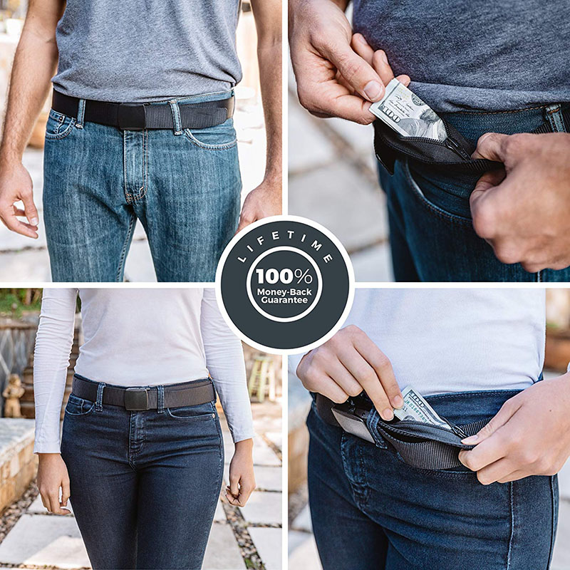 Money Belt Hidden - Sac banane de voyage antivol 120