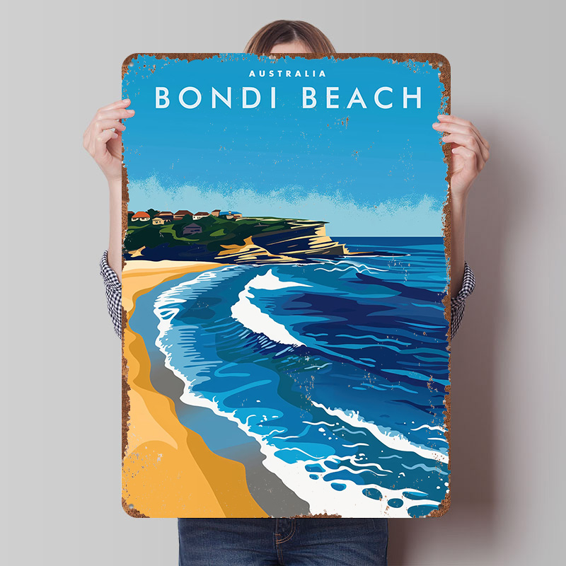 Travel Accessories Australia - Affiche de voyage Bondi Beach Australie,