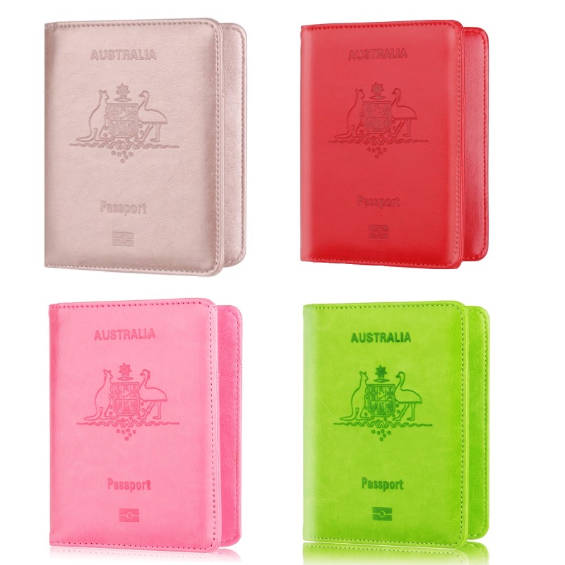Travel Accessories Australia - Portefeuille de couverture de passeport de