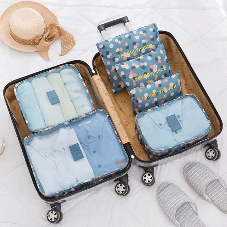 Travel Packing Cube - 6 pièces organisateur de voyage sacs