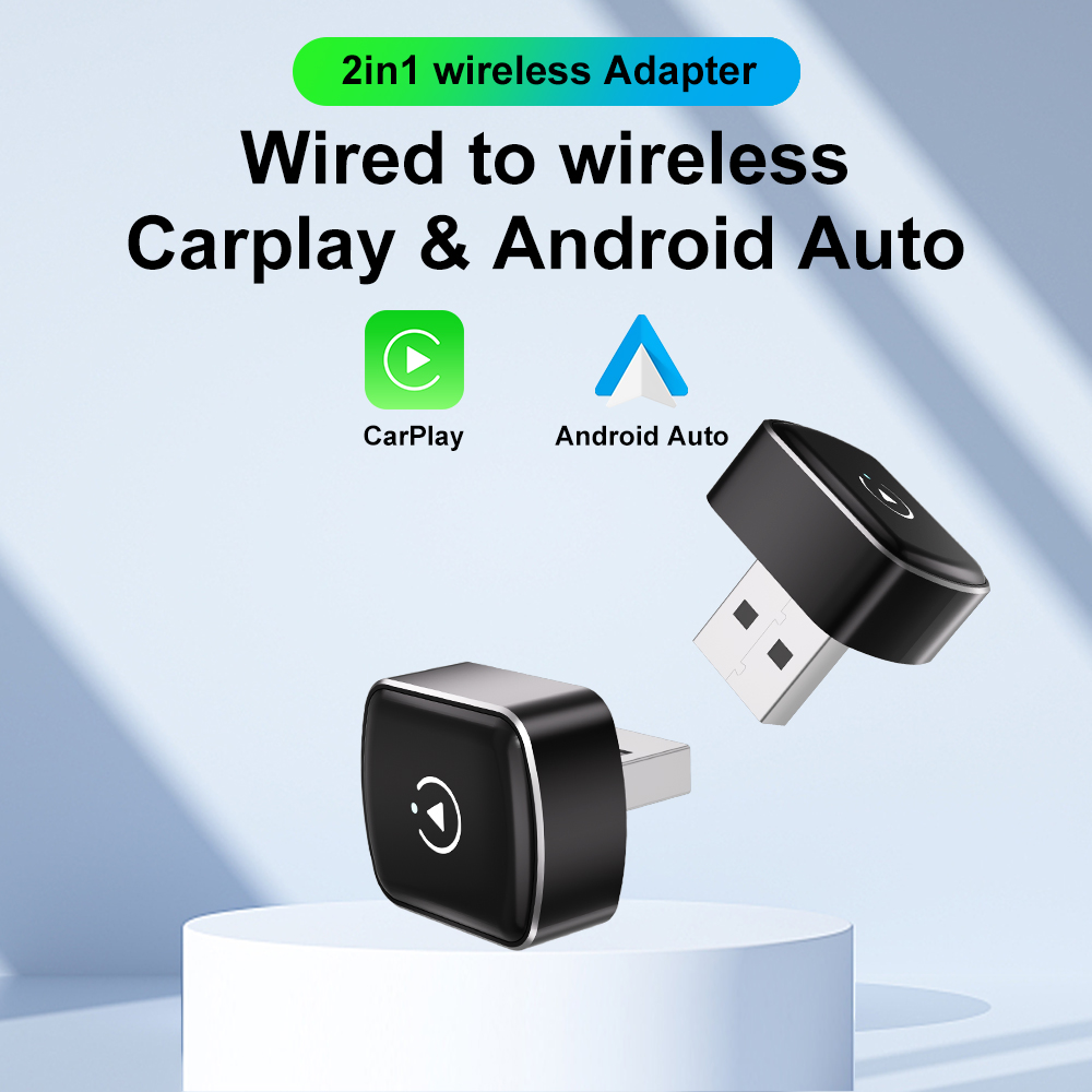 Travel Adapter Universal - Adaptateur sans fil CarPlay Android Auto