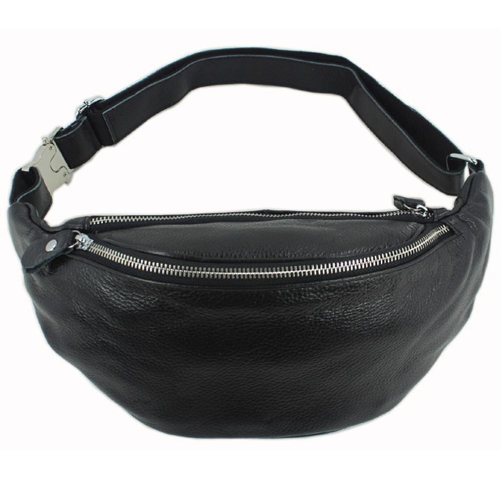 Money Belt Hidden - Sac banane en cuir véritable tendance