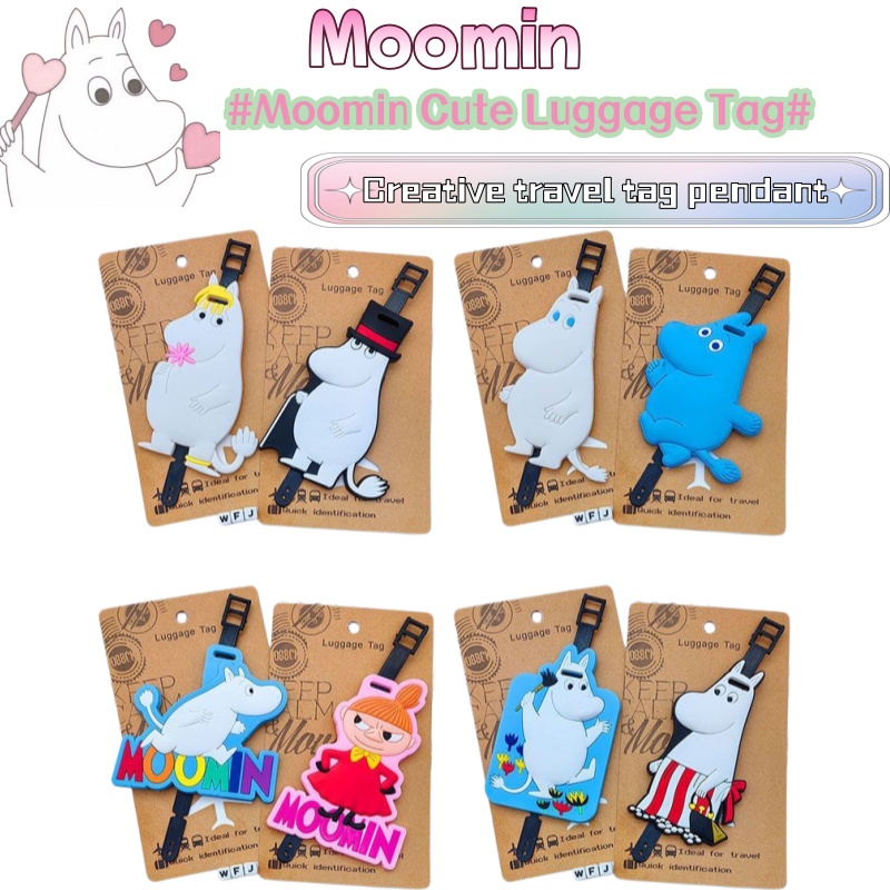 Travel Accessories Unisex - Étiquette de Bagage Moomin Famille, Porte-clés