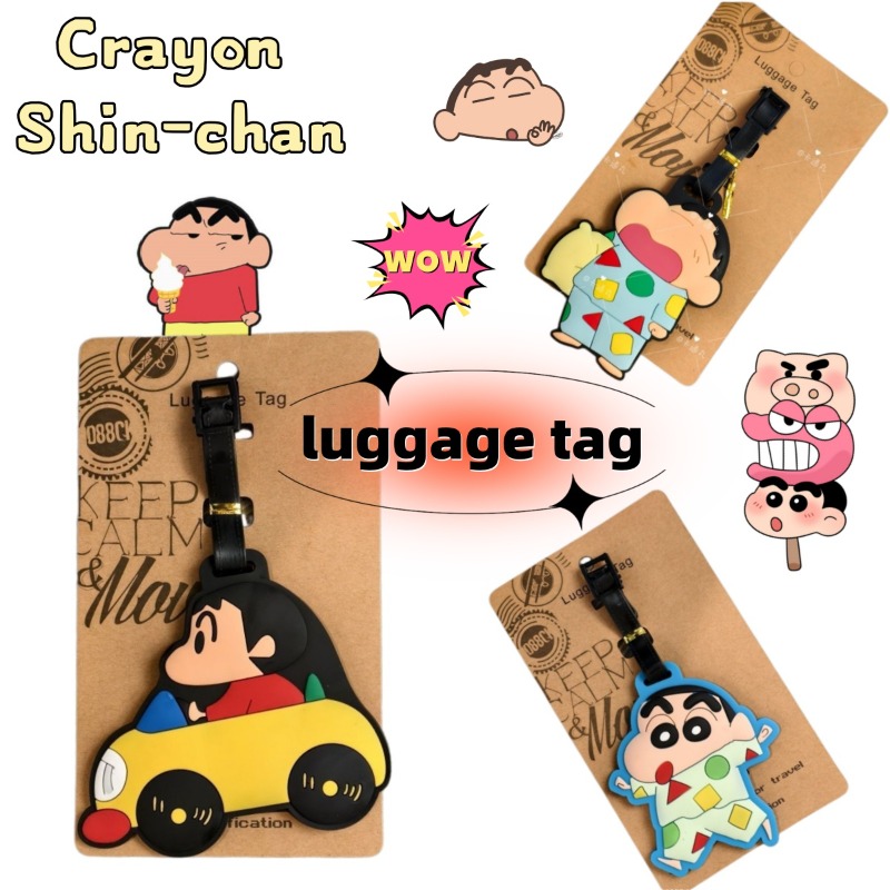 Travel Accessories And Bags - Étiquette de bagage fantaisie Crayon Shin-chan,