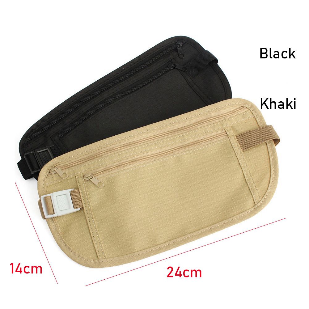 Money Belt Hidden - Sac banane discret en tissu, pochette