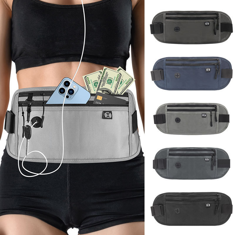 Money Belt Hidden - Pochette de voyage Invisible pour passeport,