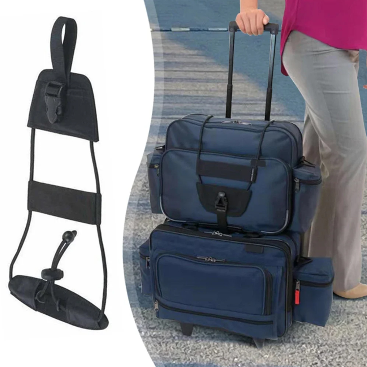 Travel Packing Cube - Sangle de connexion pour bagages de