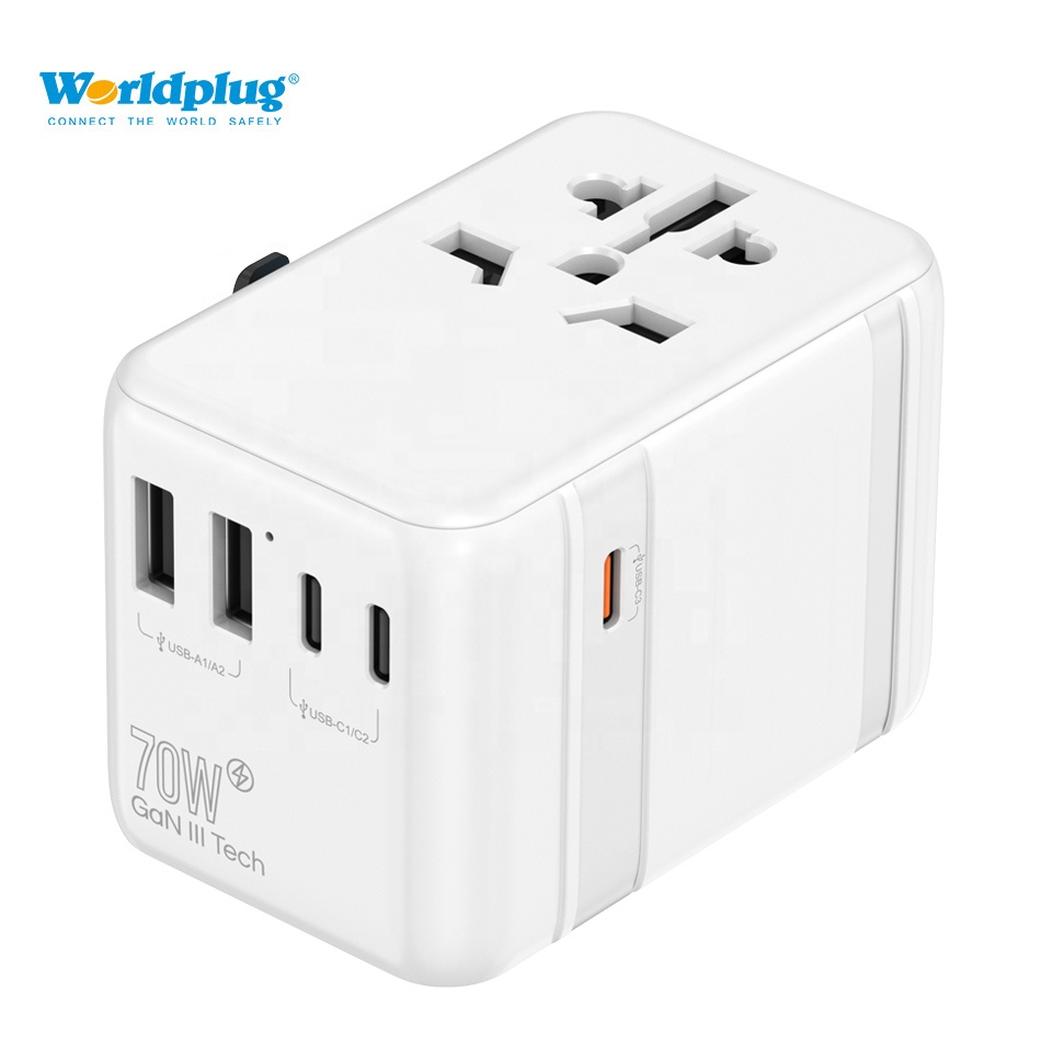 Travel Adapter Universal - Adaptateur de prise murale universelle mondiale,