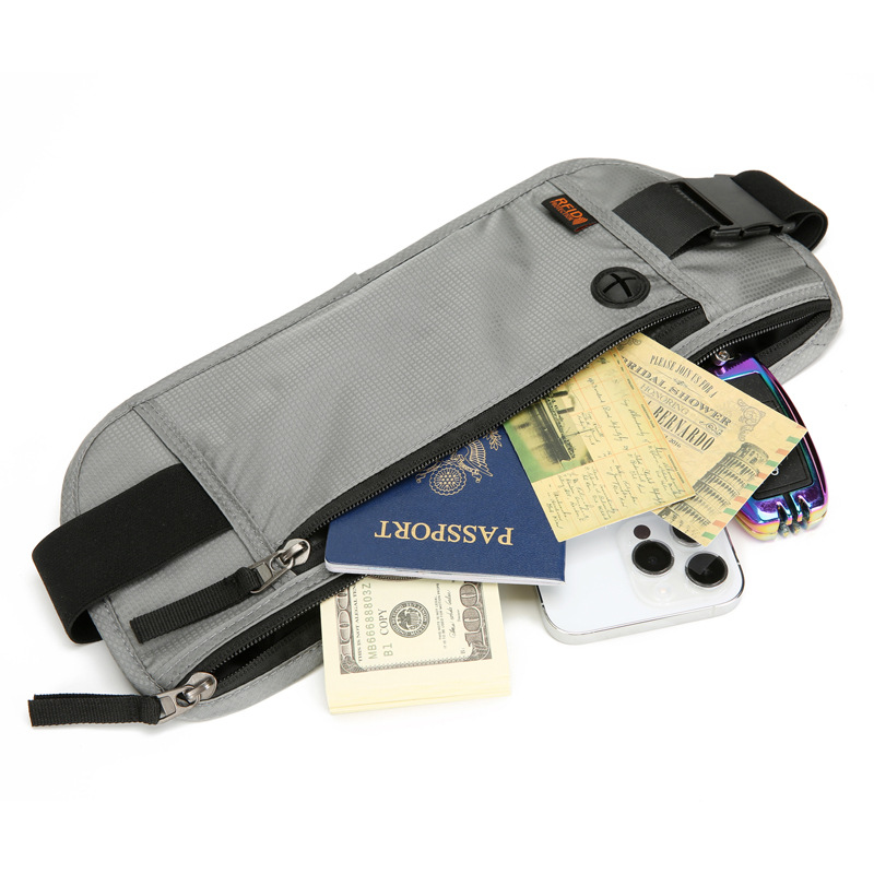 Money Belt Hidden - RFID bloquant étanche Sport voyage téléphone