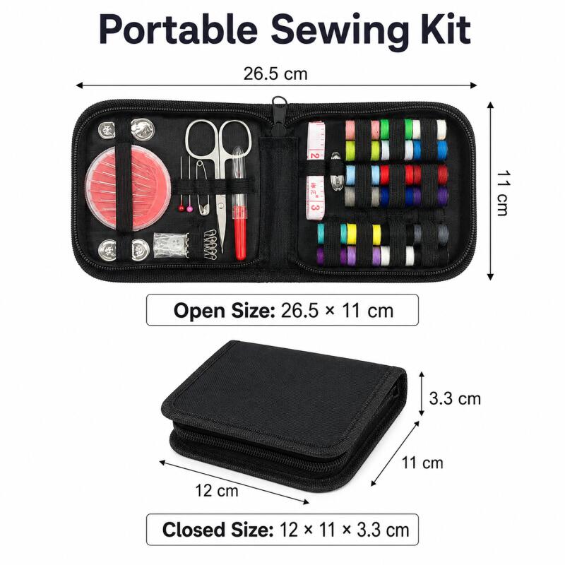 Kit de couture portable pour d - Travel Accessories To Sew avis et prix