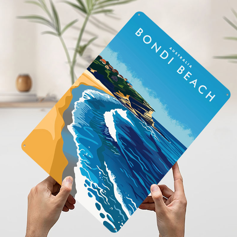 Affiche de voyage Bondi Beach  - Travel Accessories Australia avis et prix