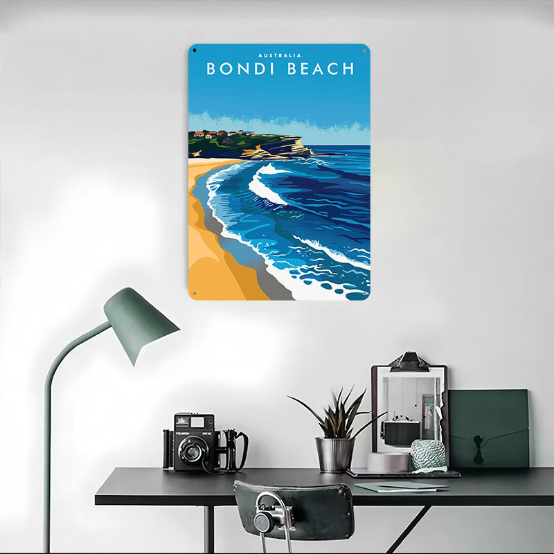 Affiche de voyage Bondi Beach  - Travel Accessories Australia avis et prix