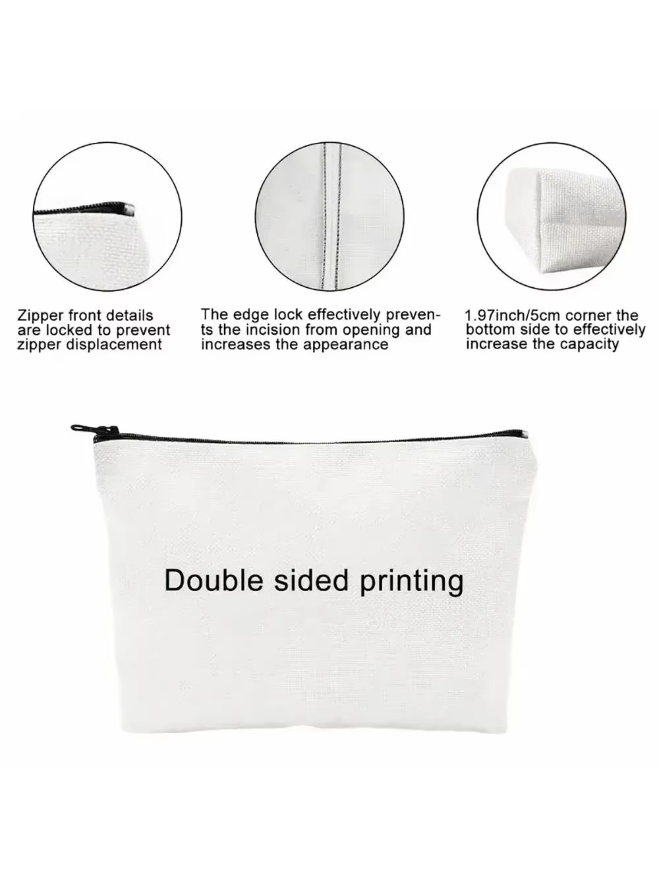 1pc Trousse de maquillage vint - Travel Accessories To Sew avis et prix