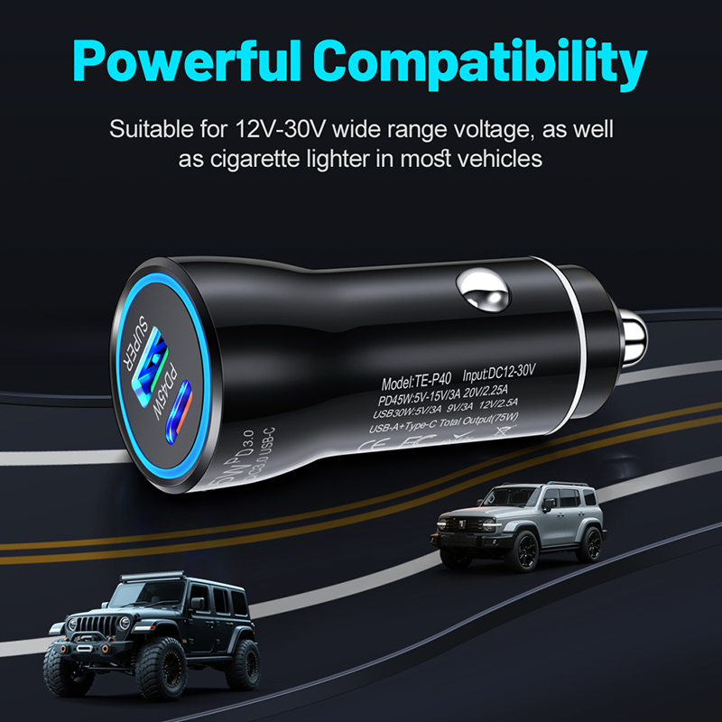 Chargeur de voiture USB C doub - Travel Adapter Universal avis et prix
