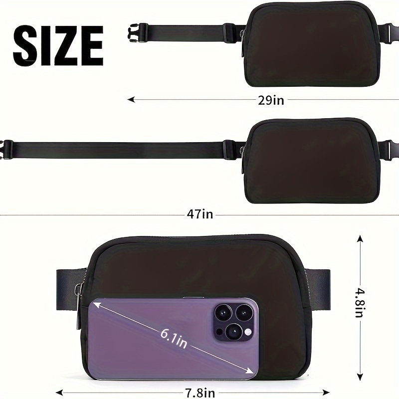 Sac banane zippé pour femme, s - Money Belt Hidden avis et prix
