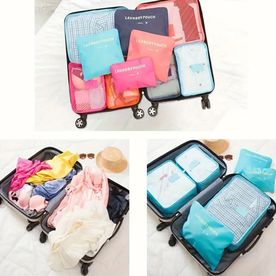 6 pièces organisateur de voyag - Travel Packing Cube avis et prix
