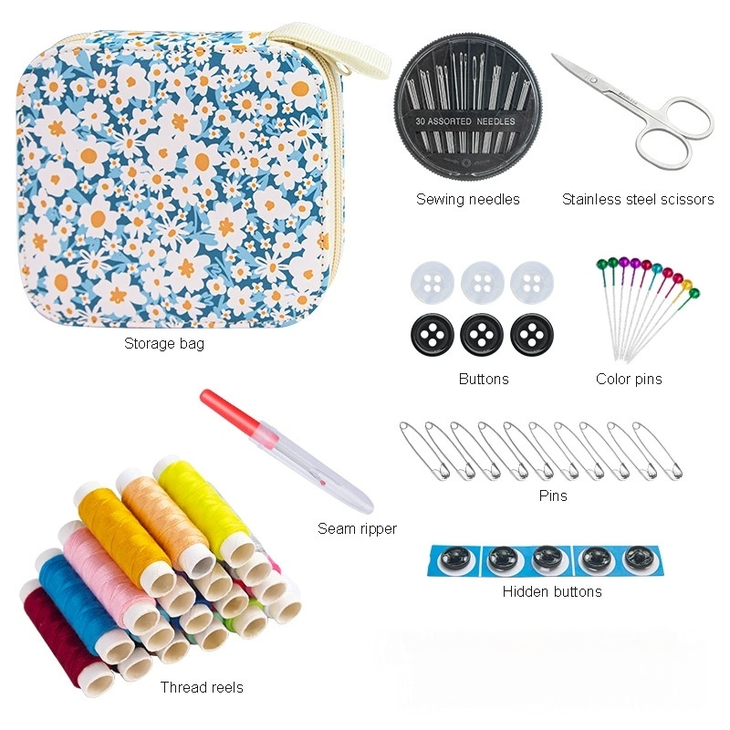 Mini kit de couture floral por - Travel Accessories To Sew avis et prix