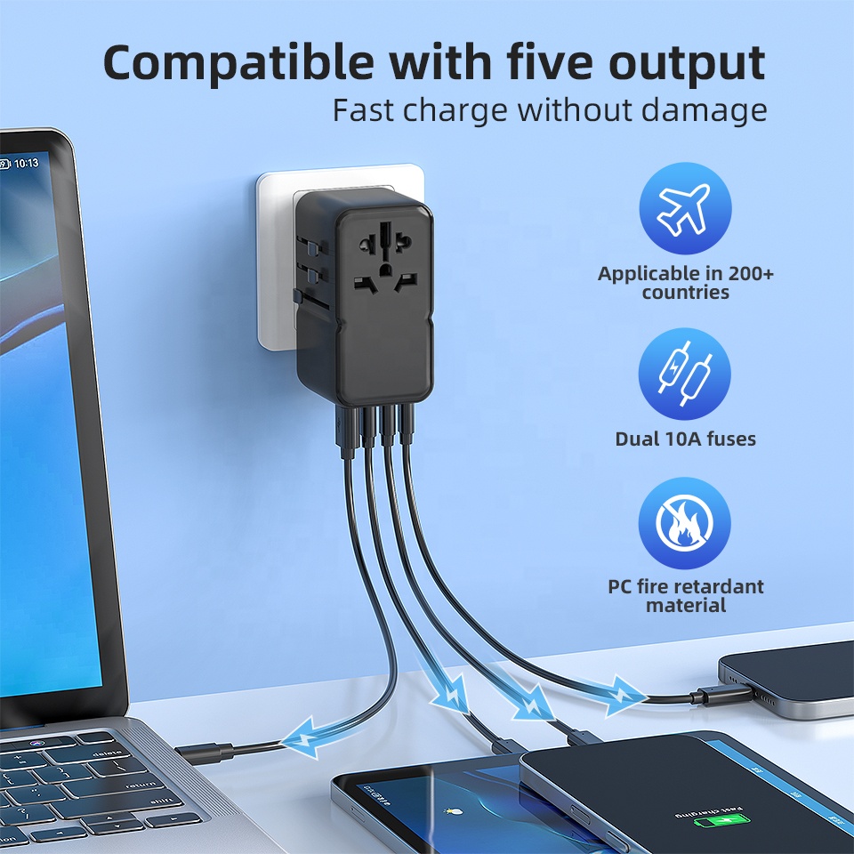 Chargeur USB international mul - Travel Adapter Universal avis et prix