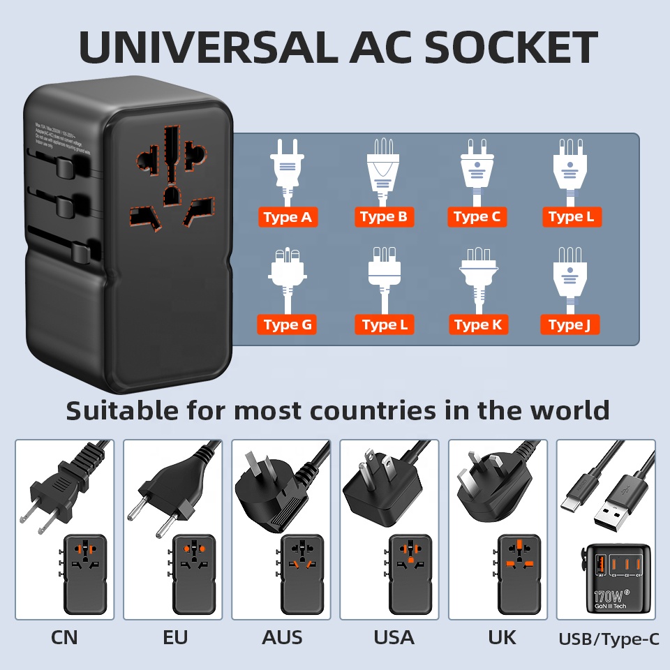 Chargeur USB international mul - Travel Adapter Universal avis et prix