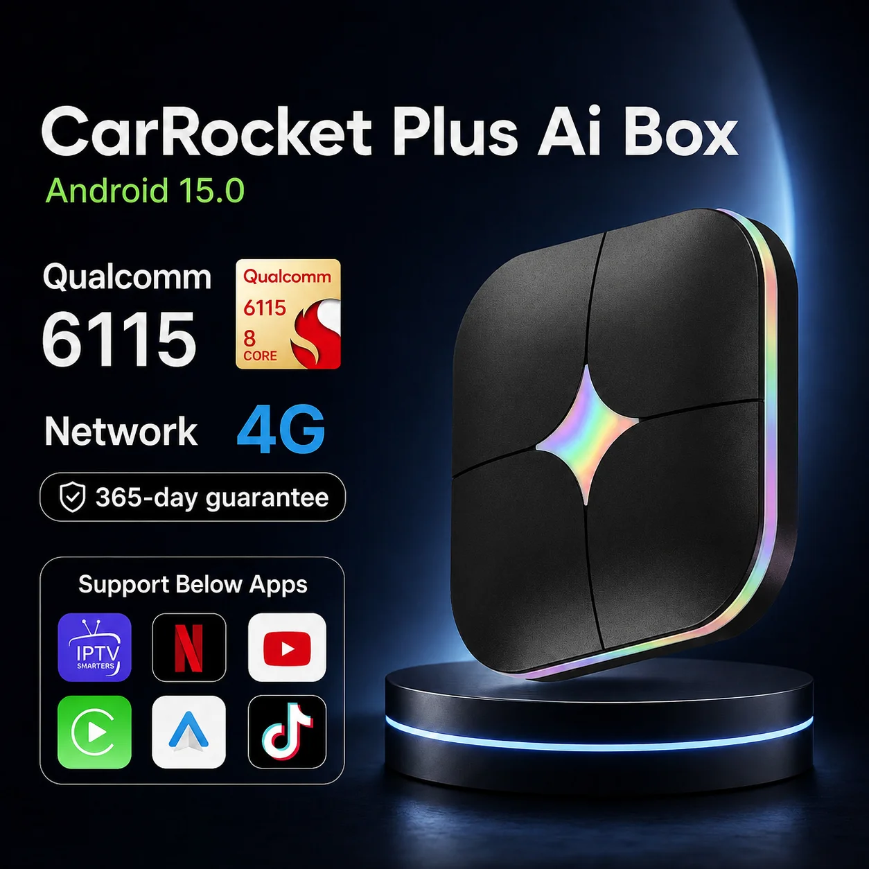 Boîtier Android 15 CarPlay Ai  - Travel Adapter Universal avis et prix